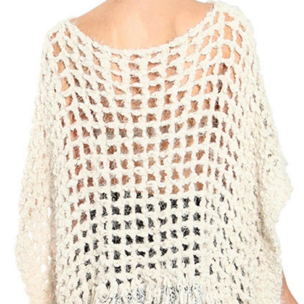 RYI Crochet Lace Poncho - Picture 3 of 4